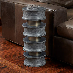Collar Accent Table Grey