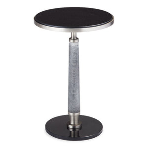 Hudson Accent Table Nickel