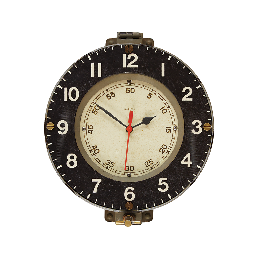Marine Wall Clock Gray