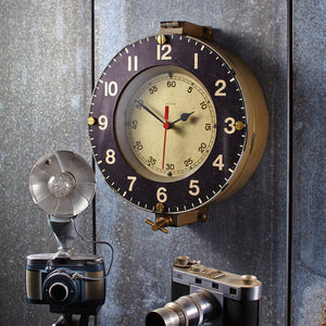 Marine Wall Clock Gray