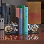 Motorcycle Bookends Aluminum