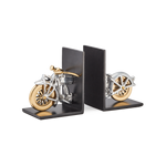 Motorcycle Bookends Aluminum
