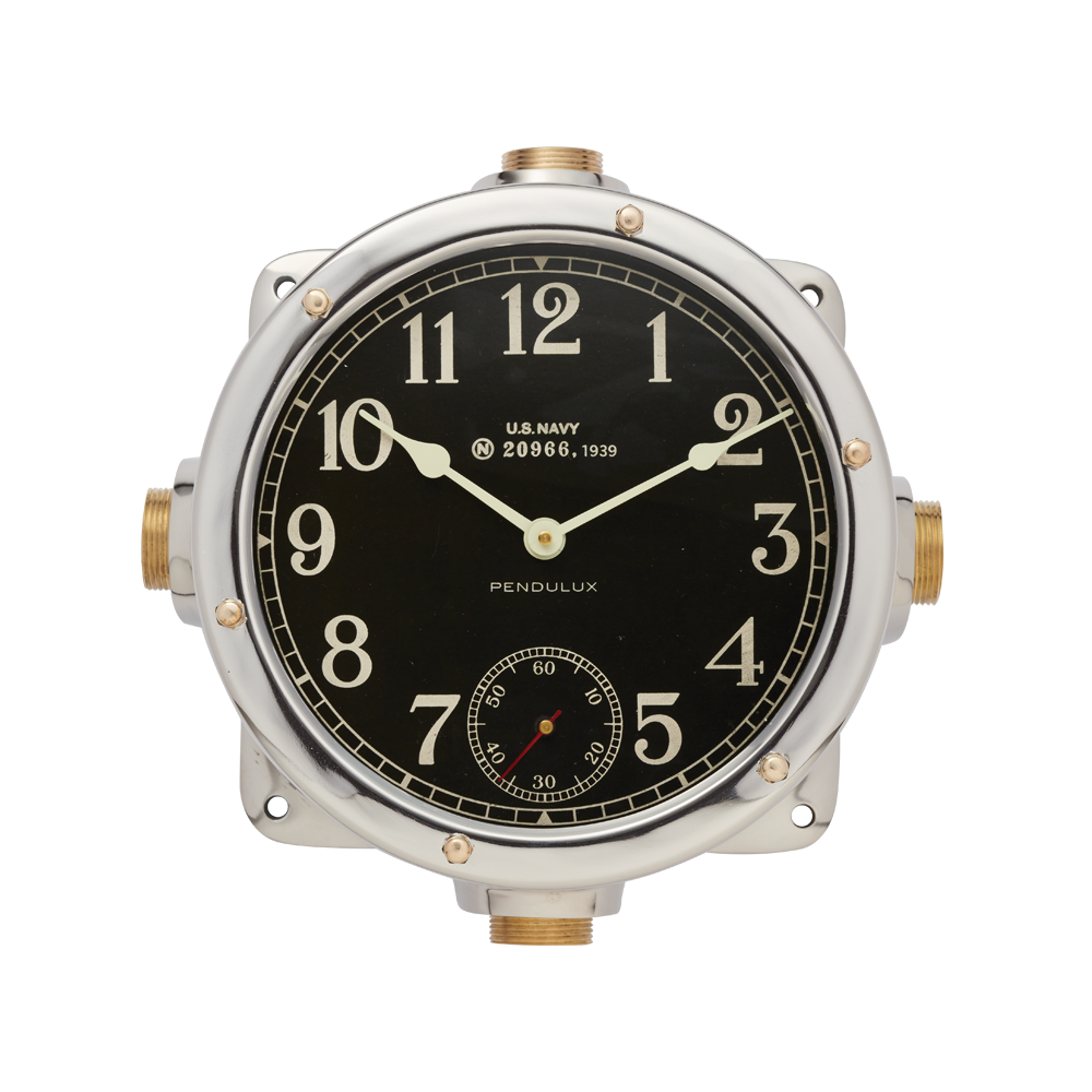 Navy Aluminum Master Clock - Pendulux
