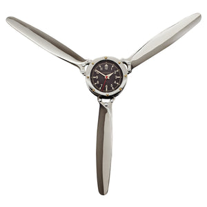Propeller Wall Clock Aluminum - Pendulux