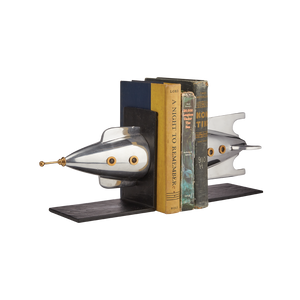 Rocket Bookends Aluminum