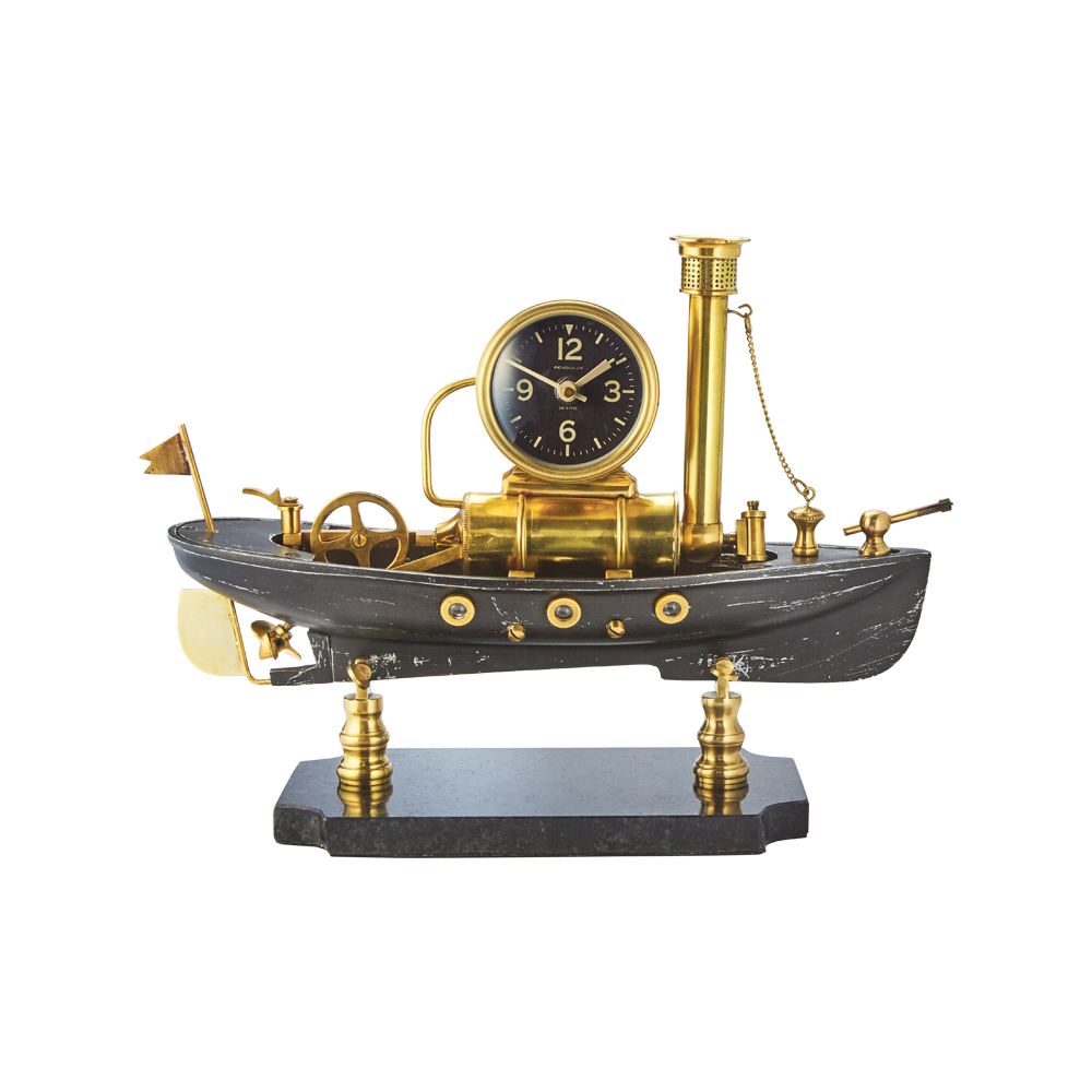 Steamboat Table Clock