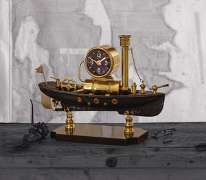 Steamboat Table Clock