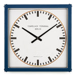 Tempelhof Terminal Clock Blue